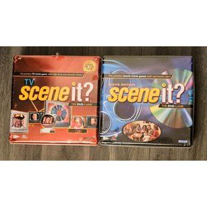 2 Scene it Games - TV and Movie Editions DVD Games in Collectible‎ Tins